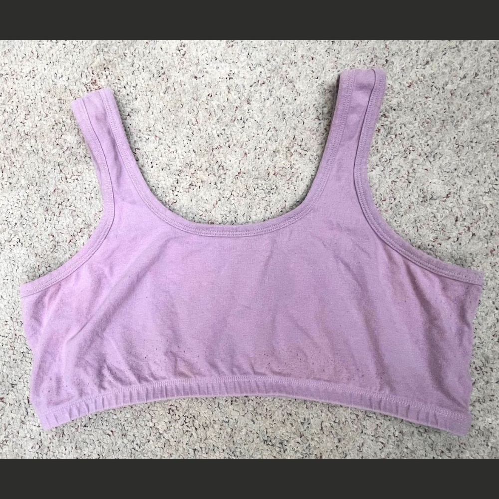 ARQ Wide Strap Bra in Purple Size 3X
